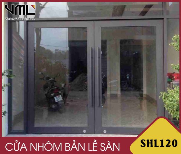 Cửa nhôm bản lề sàn - Cửa Việt Minh Long - Công Ty TNHH Sản Xuất Thương Mại Xây Dựng Cơ Khí Việt Minh Long